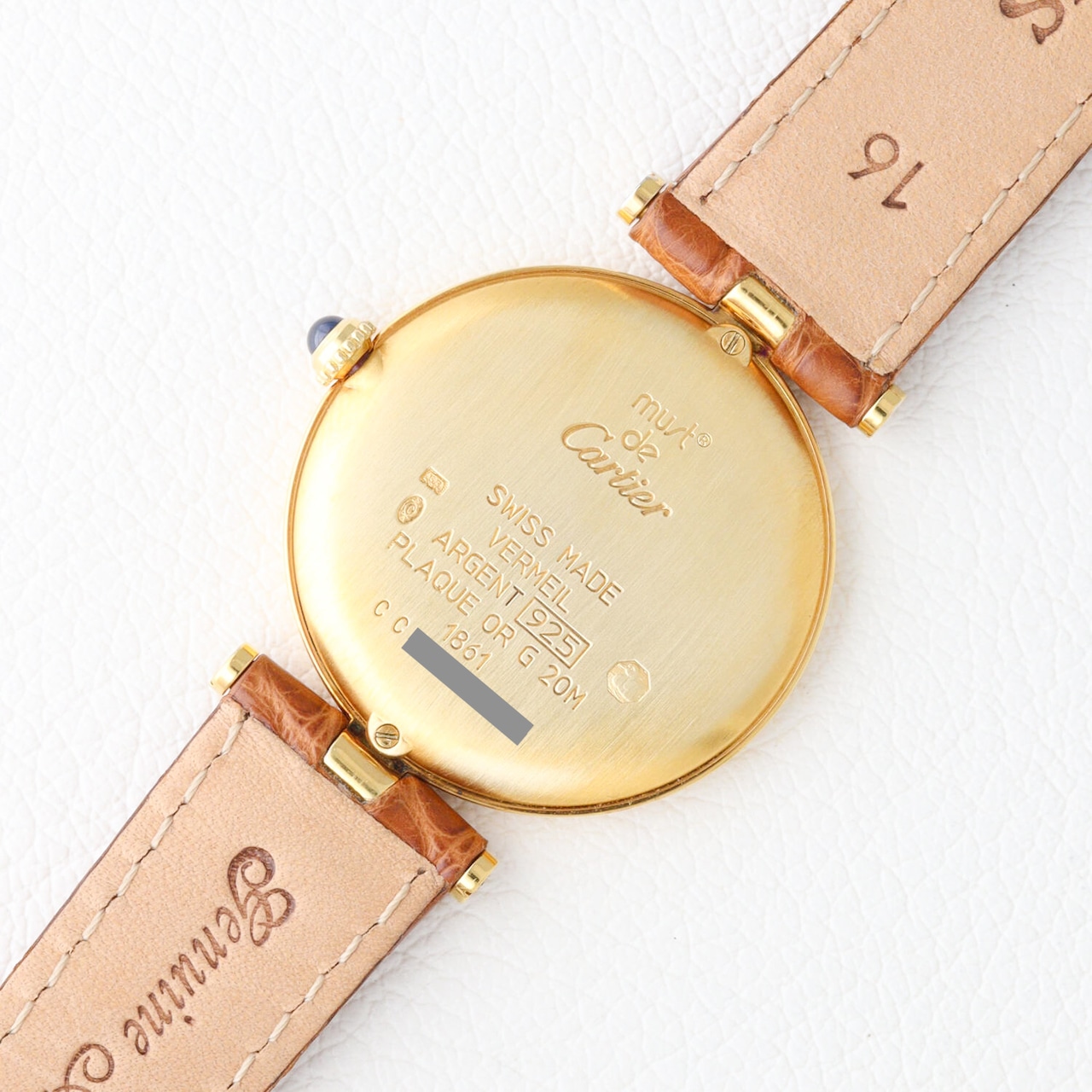 カルティエ マストヴァンドーム LM とびアラビア文字盤