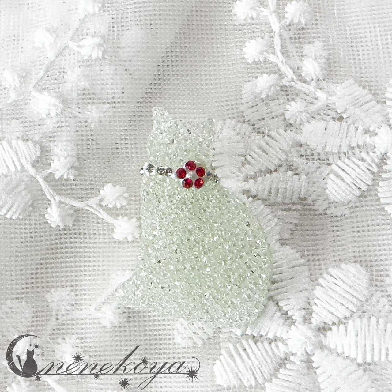 AROMACRYSTAL 猫ブローチ(限定1)