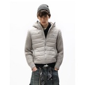 【暖かさUP】ストリート ニットスリーブダウンジャケット T1998