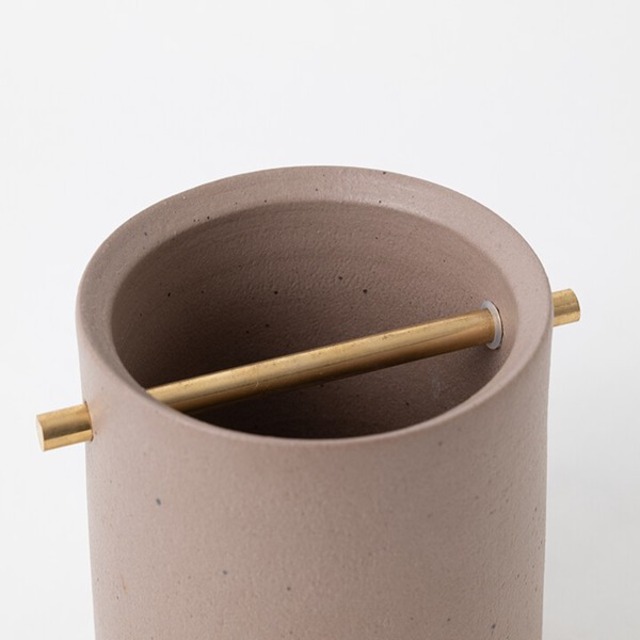 HIJICA TEOKE vase (S) 信楽焼 日本製 花瓶