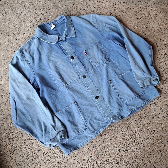 "hard work" 80's~ フランス製 カバーオール used [206113]