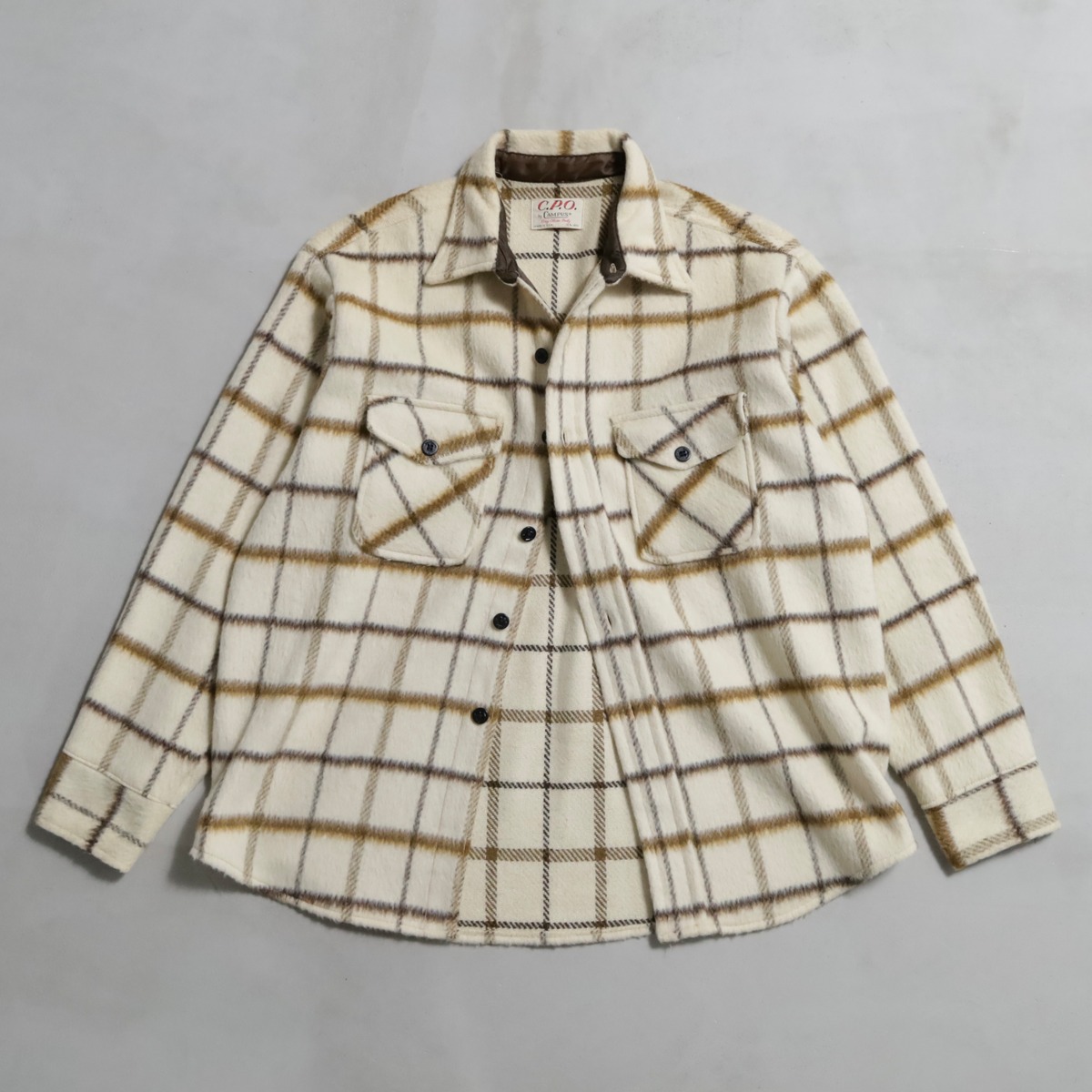 CAMPUS RUGGED COUNTRY Check Pattern Wool CPO Shirt Men's XL /eaa522367