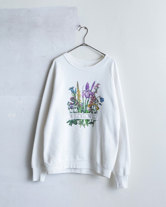 1990s floral print sweatshirt