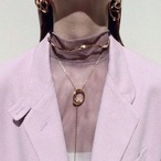 【21SS】Soierie ソワリー/ Neo hoop necklace (1P)
