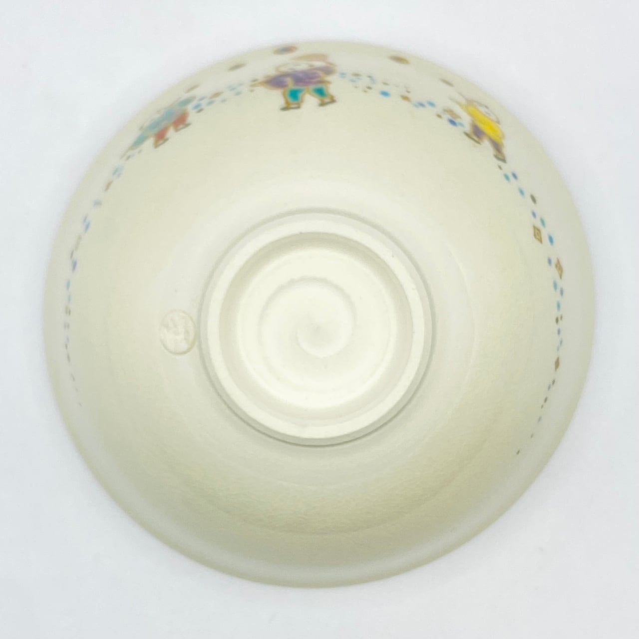 新古】茶碗 色絵 蛍手 唐子 橋本美峰 共箱入 | 茶道具 錦玉堂