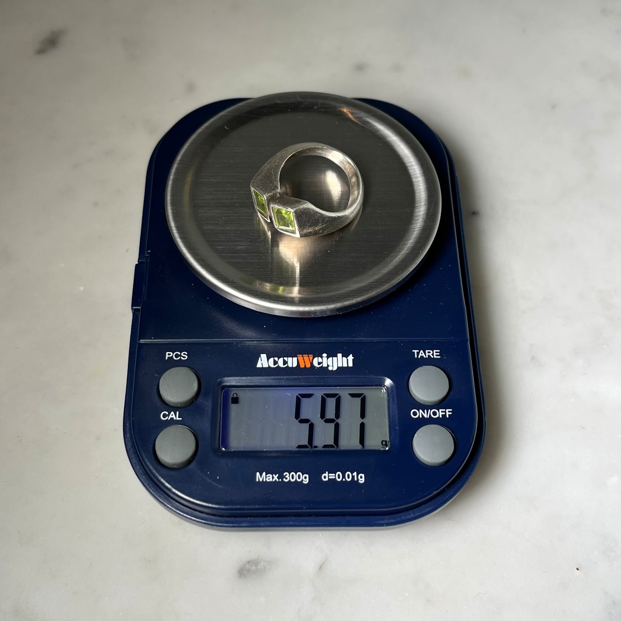 vintage silver serpent ring set with rhinestone