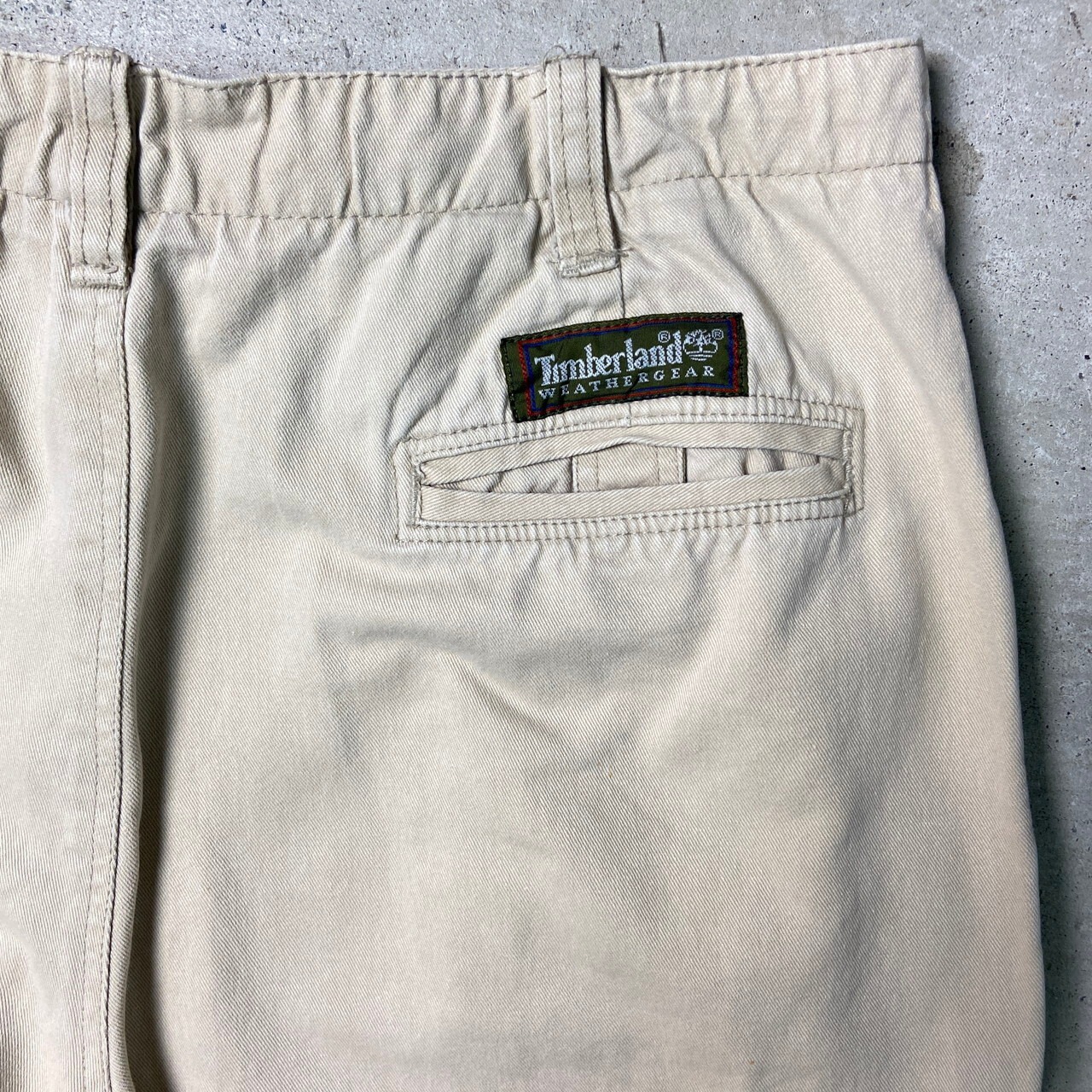 90年代 Timberland ティンバーランド コットンツイル 立体ポケット 
