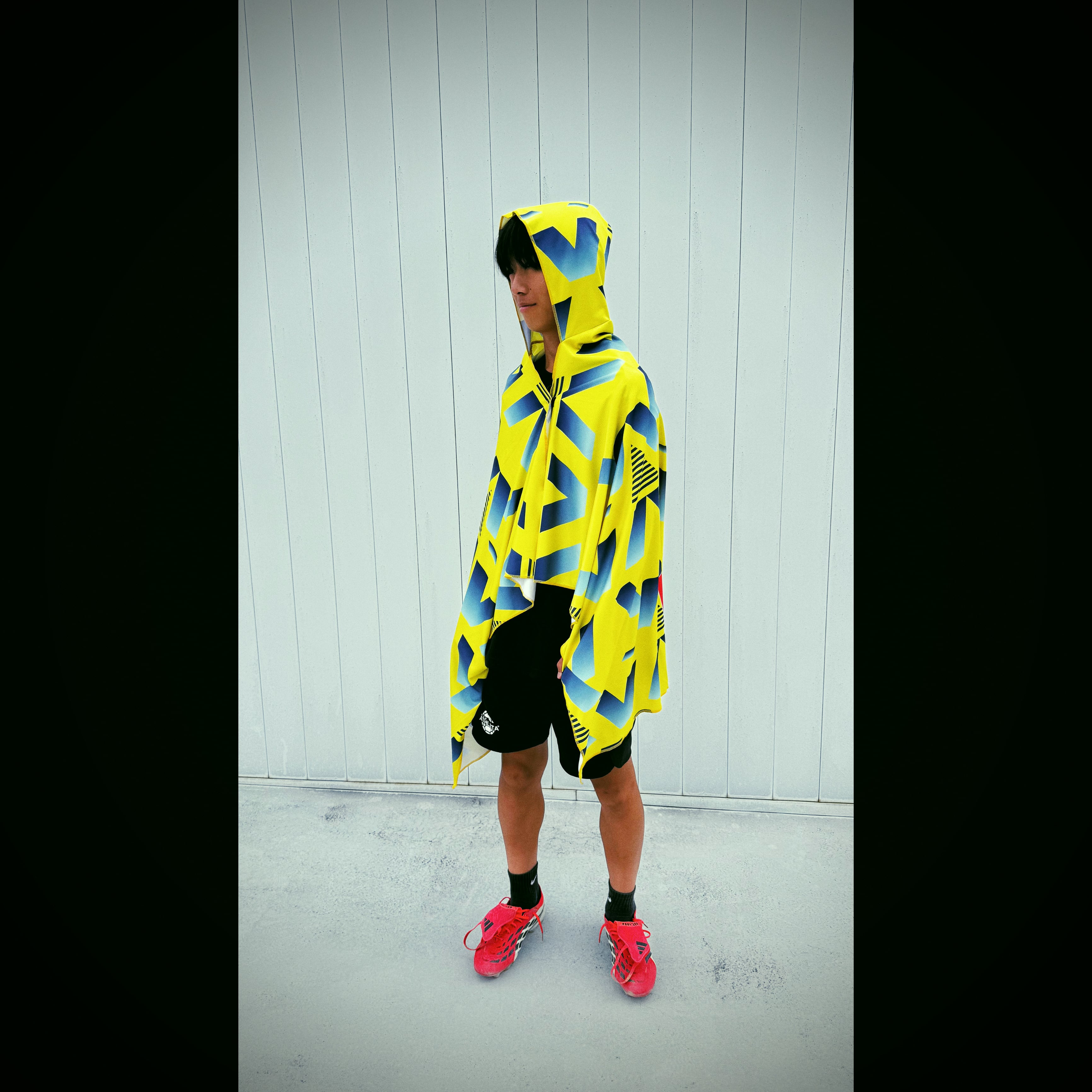 冷却タオルポンチョ2026（yellow） | puccadroowa/Life with football.