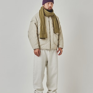 ダイヤキルト ボリュームノーカラーブルゾン K5543