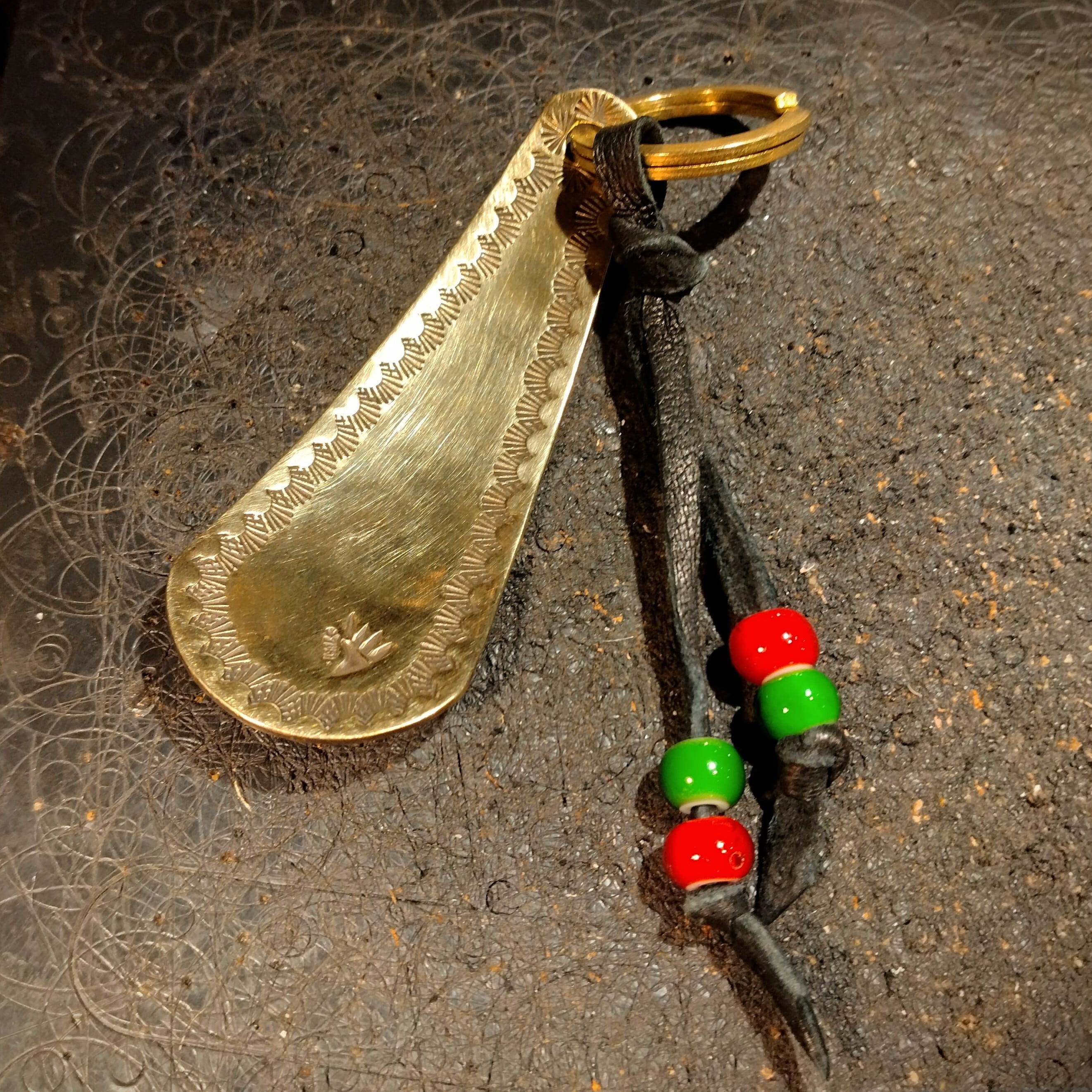 Brass ShoeHorn / 5800yen / 携帯用靴べらキーホルダー / 真鍮 / 1点物