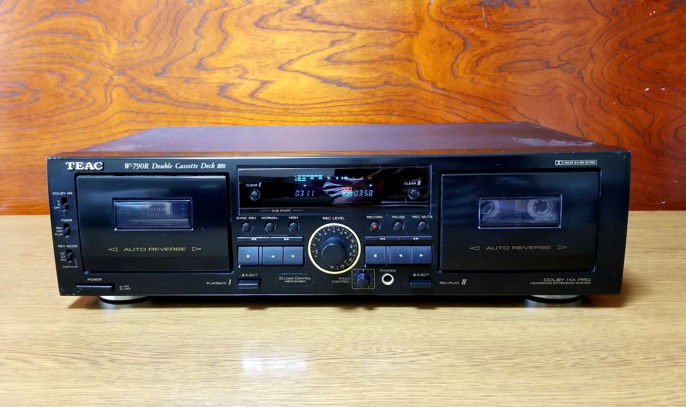 TEAC ダブルオートリバースカセットデッキ シルバー W-890RMK2-S