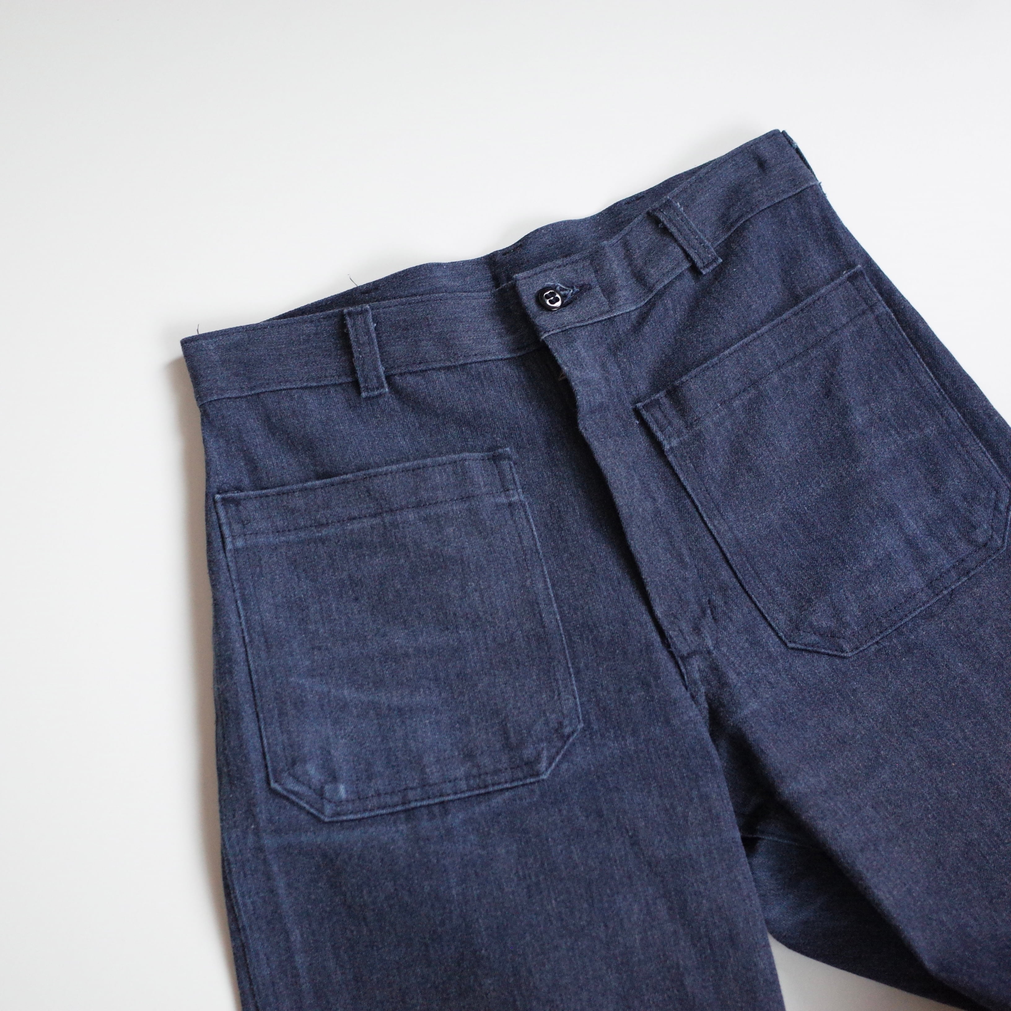 80s navdungaree denim sailor pants | port.