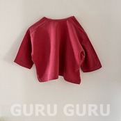 韓国子供服 / 26Autumn / 〖取寄〗guruguru / ピグメントラインTシャツ / ベビー服 *1号~6号*