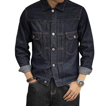 90-00's Levi's 70500 Black Denim Jacket L / リーバイス デニム