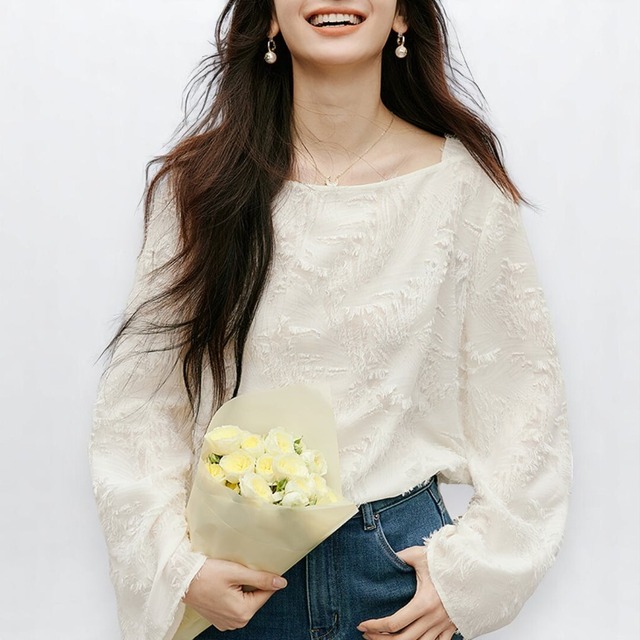 Shaggy design blouse