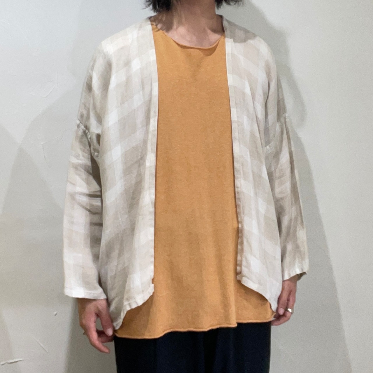 eskandar ” linen shirts jacket / size ML / made in England 