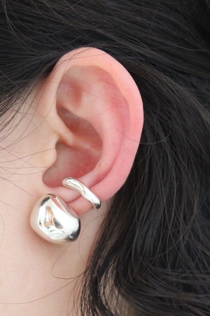 beans ear cuff  /  silver
