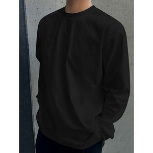 シンプル無地ベーシックロングTシャツ　1272