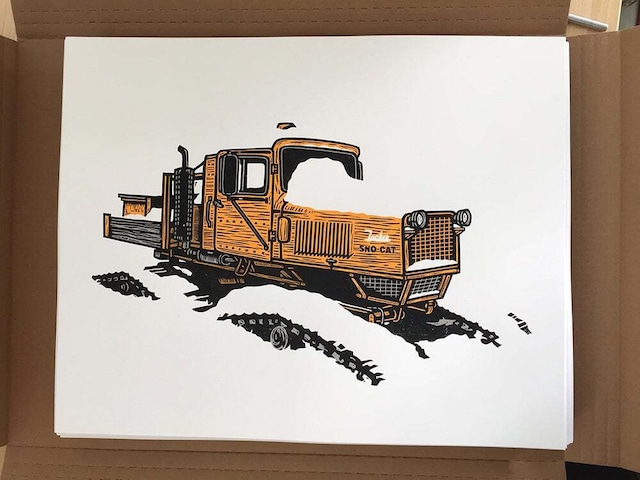 ジョン・フェローズ - TUCKER SNO-CAT アートワーク