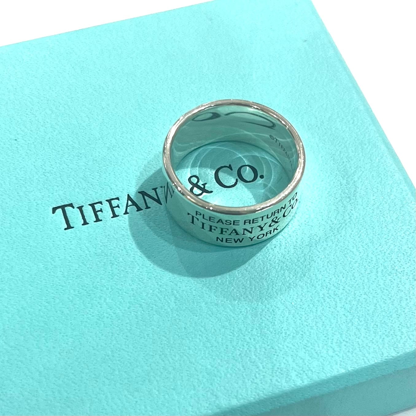 【つやん様】Tiffany & Co. ティファニー　シルバー　リング　7号 TIFFANY&Co.（ティファニー） オープンハート リング 指輪 約7号 SV925
