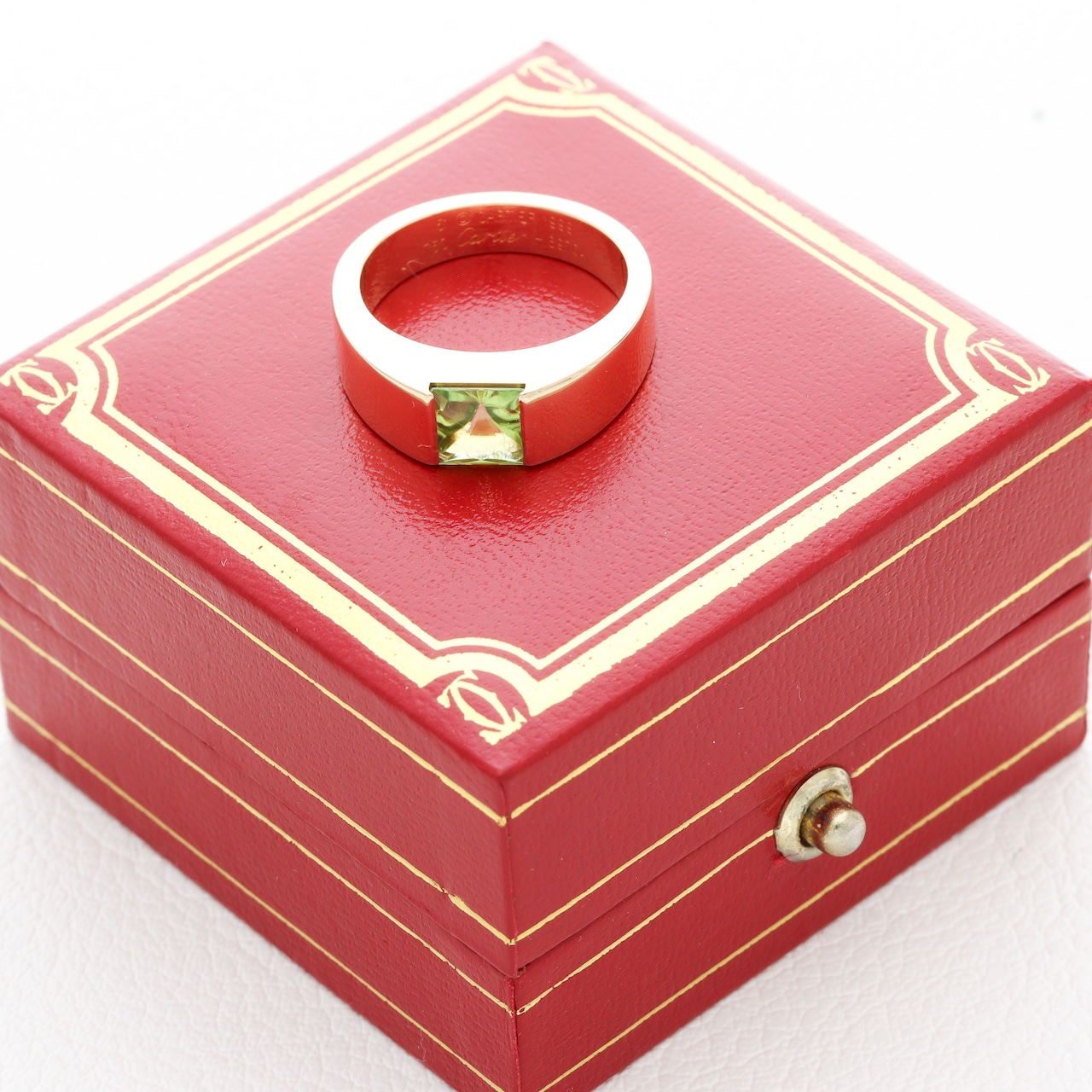 カルティエ タンク ペリドット リング #51