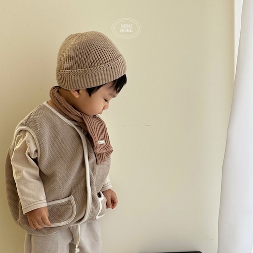 【即納】 minirobe butter vest ②