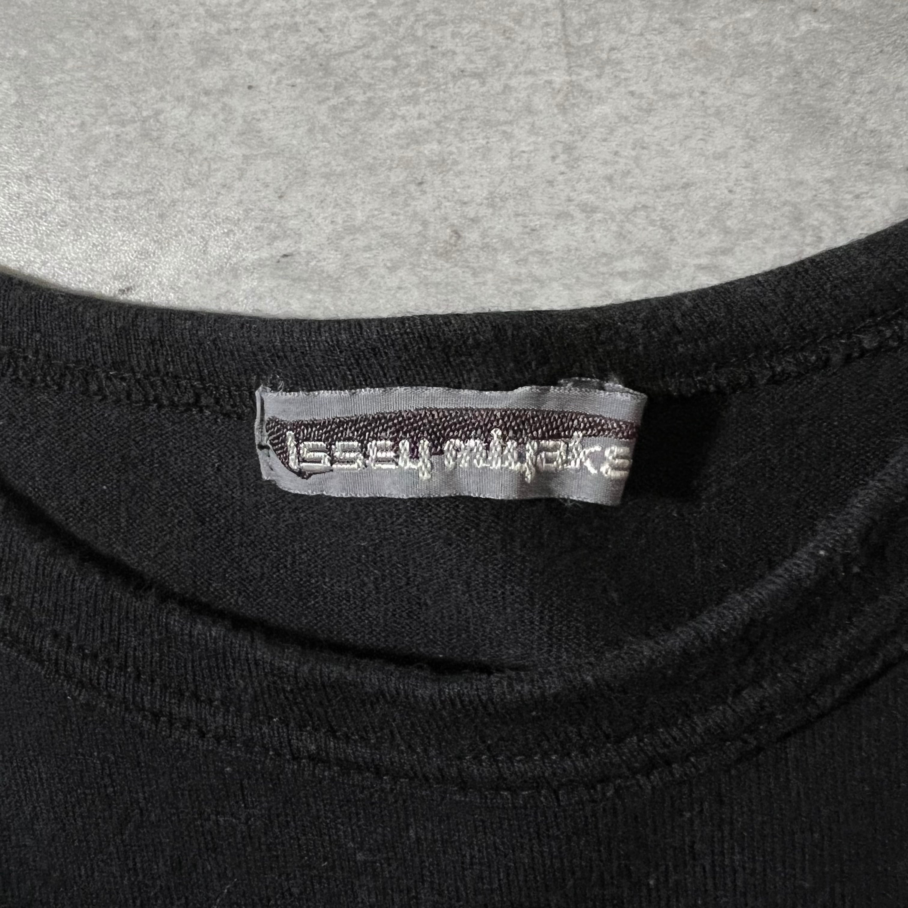 専用2点 80s “ISSEY MIYAKE” stencil long logo sleeve t-shirt 80年代