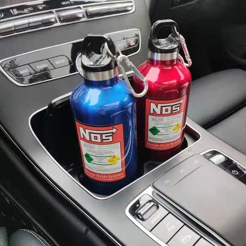 ドリンクボトル ウォーターボトル 500ml Nos ナイトロ ニトロ アルミボトル 車好き