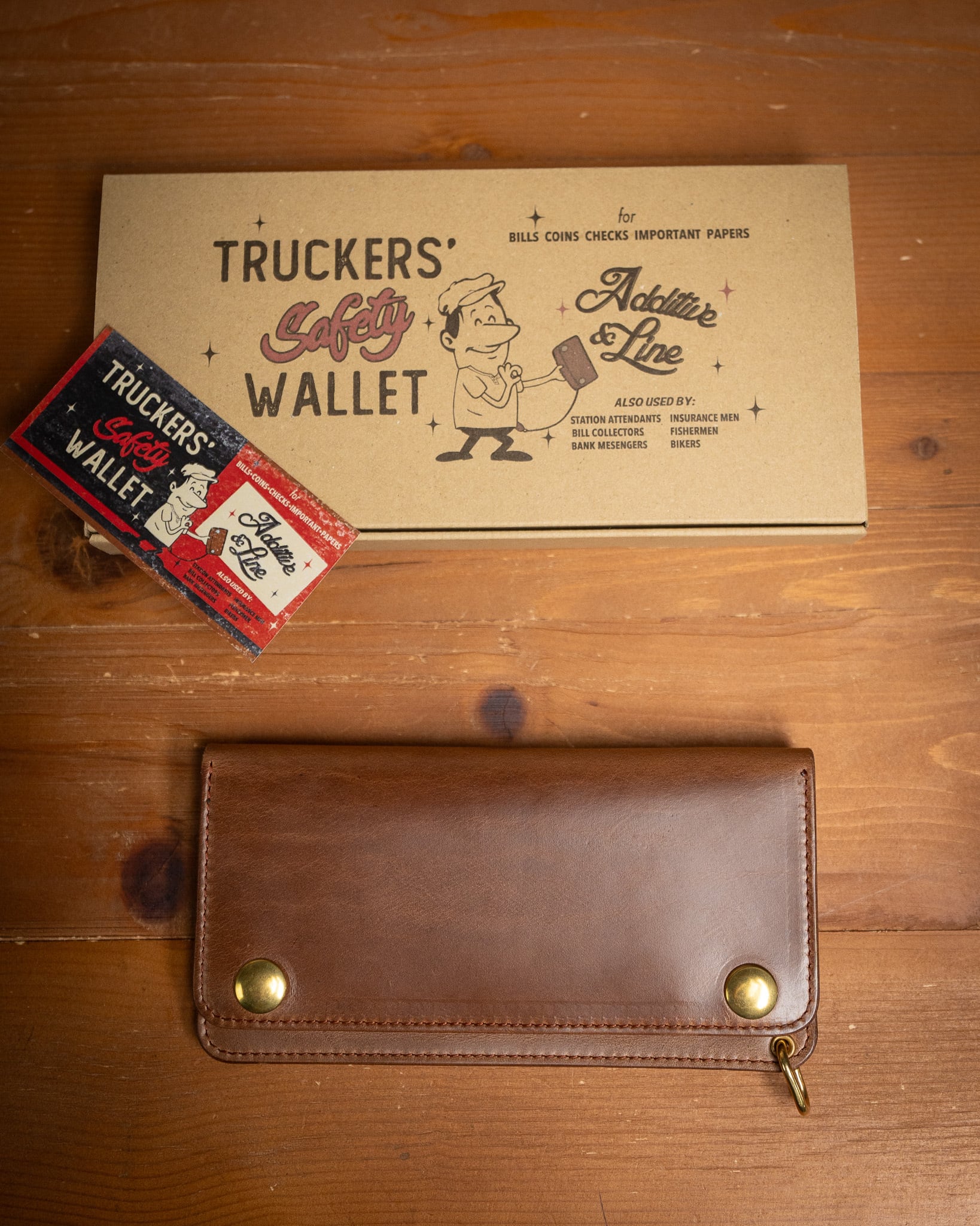 Additive and Line】Tracker Wallet TW-006 Horween Chromexcel
