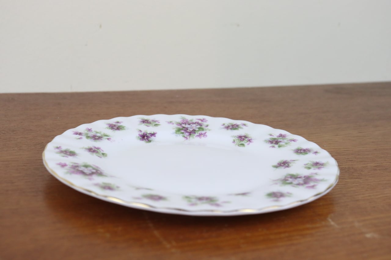 ロイヤルアルバート スウィートバイオレット プレート16cm ケーキ皿