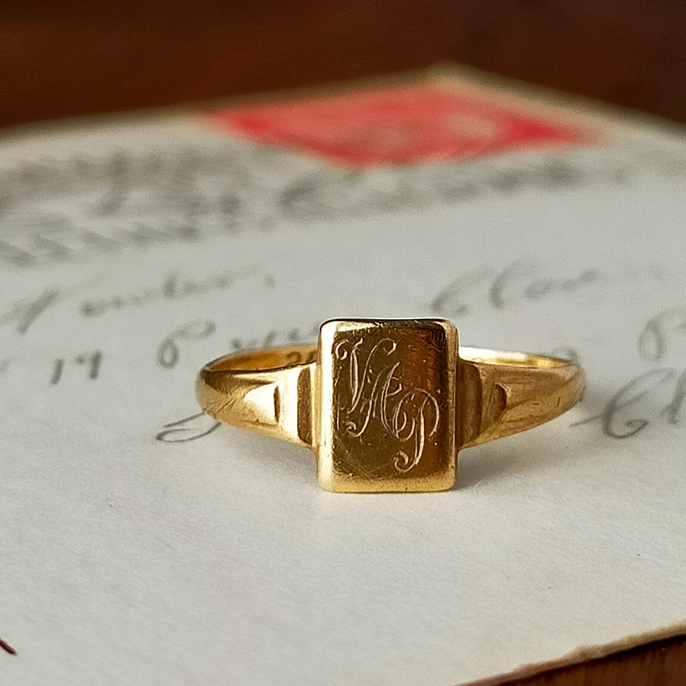 20's イニシャルレター UN アールデコ 米国 ヴィンテージ シグネット リ 20's イニシャルレター UN アールデコ 米国 ヴィンテージ シグネット リ