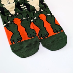 【 crew socks / クルーソックス 】『 グレムリン / ストライプ 』 靴下 / ソックス 〚アメリカン雑貨 アメトイ〛