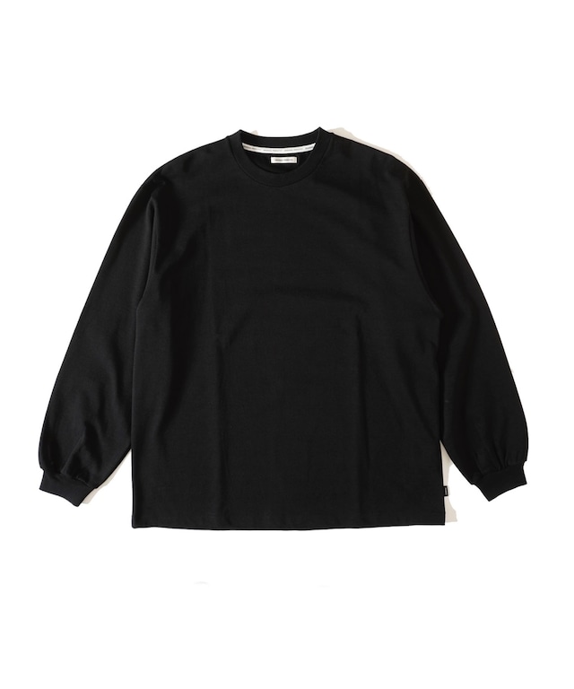 UNIVERSAL PRODUCTS./233-60109A L/S T-SHIRTS(BLACK)