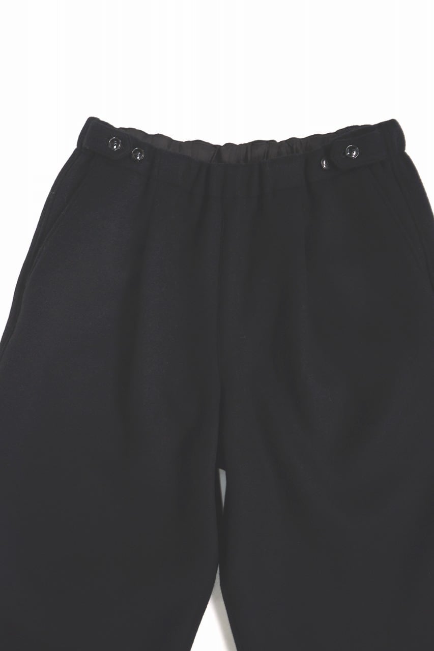 Wool Beaver Wide Easy Pants