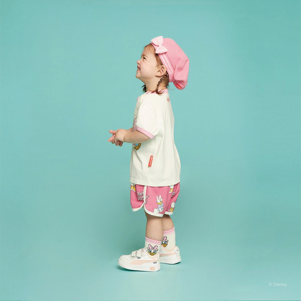 ドナルドダック、デイジーダック風 ベビー服セット ドナルドダック