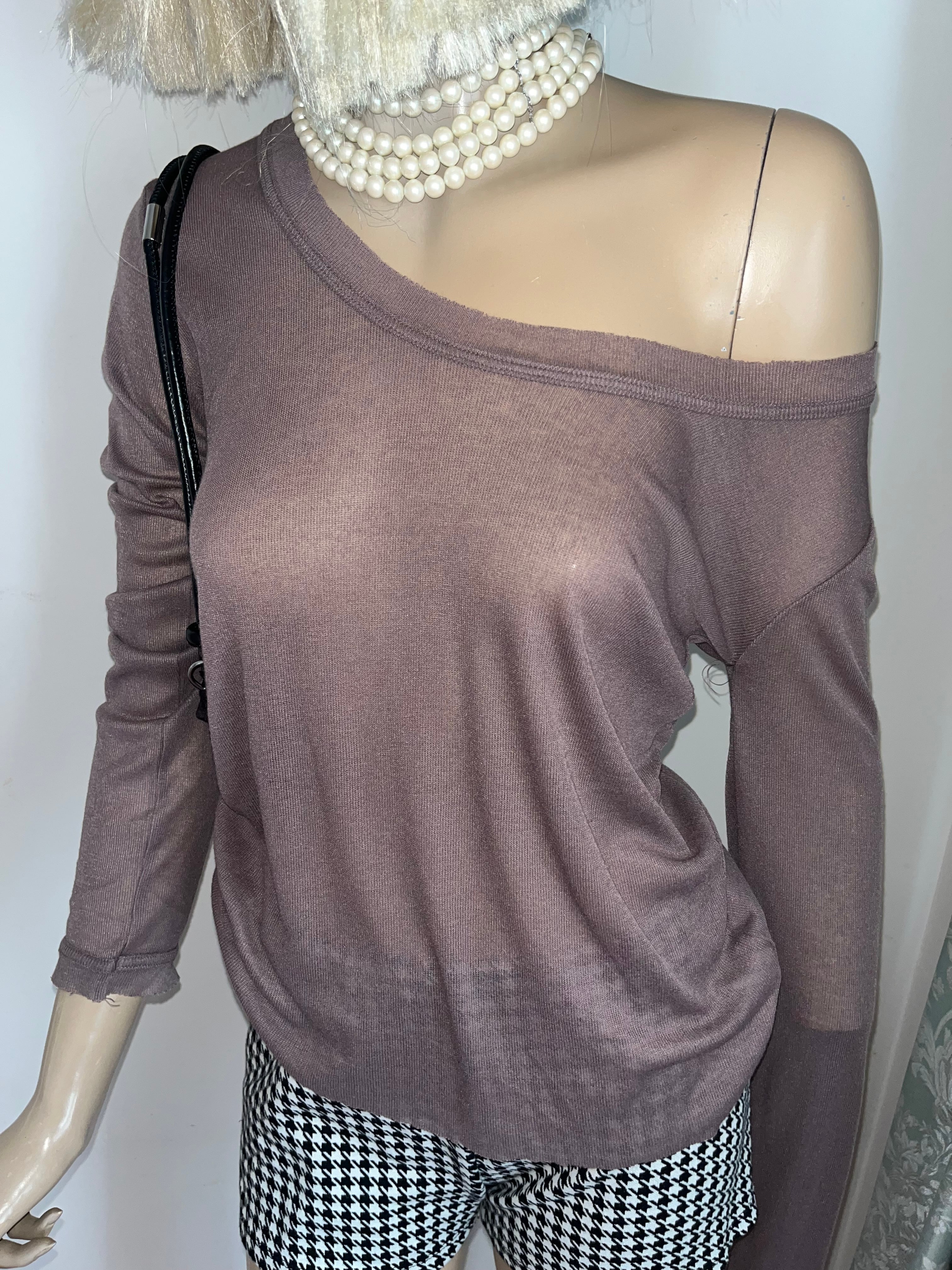 Dlys Off shoulder sweat shirts charcoal | n.k atelier