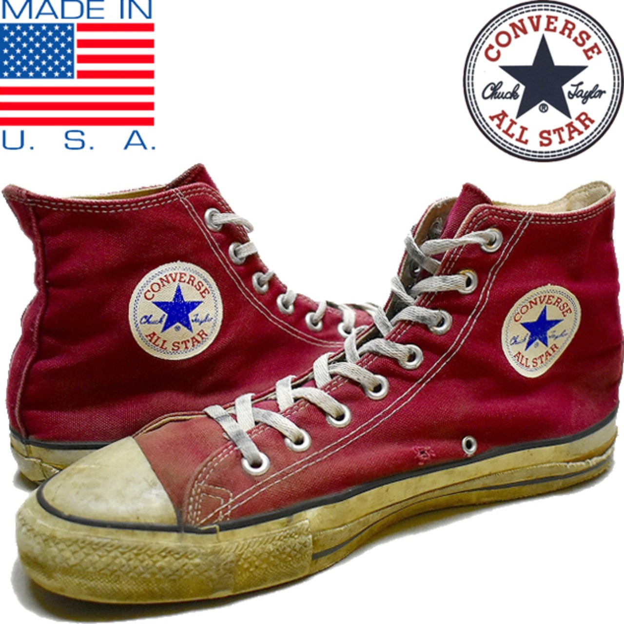 1点物◇USA製ビンテージ90sコンバースCONVERSEオールスター/ハイカット 