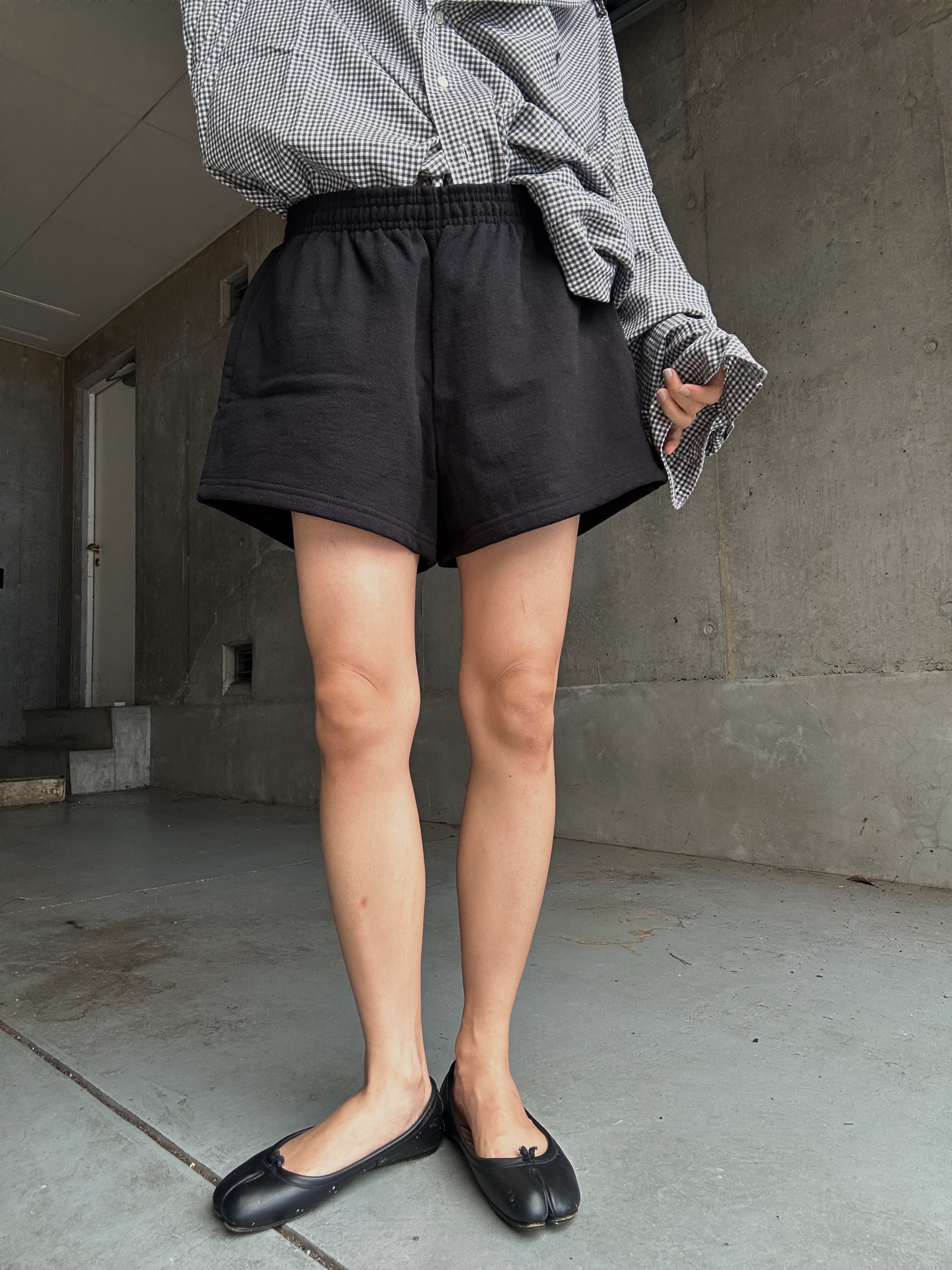 (PT856)LOS ANGELES APPAREL sweat shorts made in USA