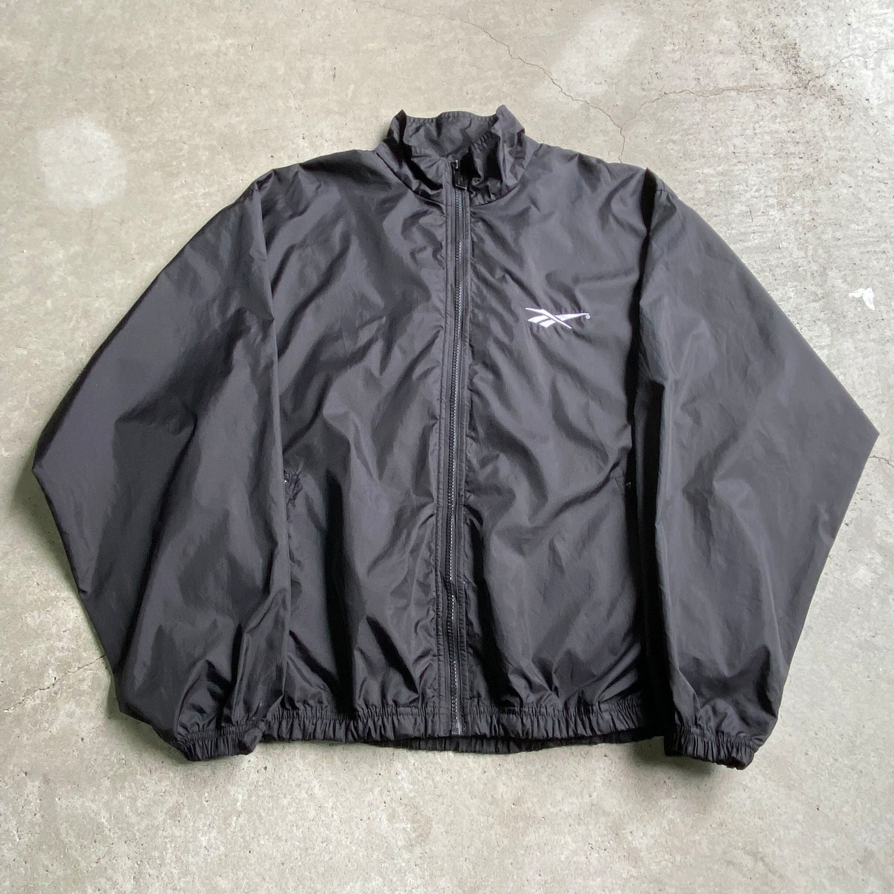 90年代 Reebok リーボック バックロゴ刺? ナイロンジャケット メンズL 