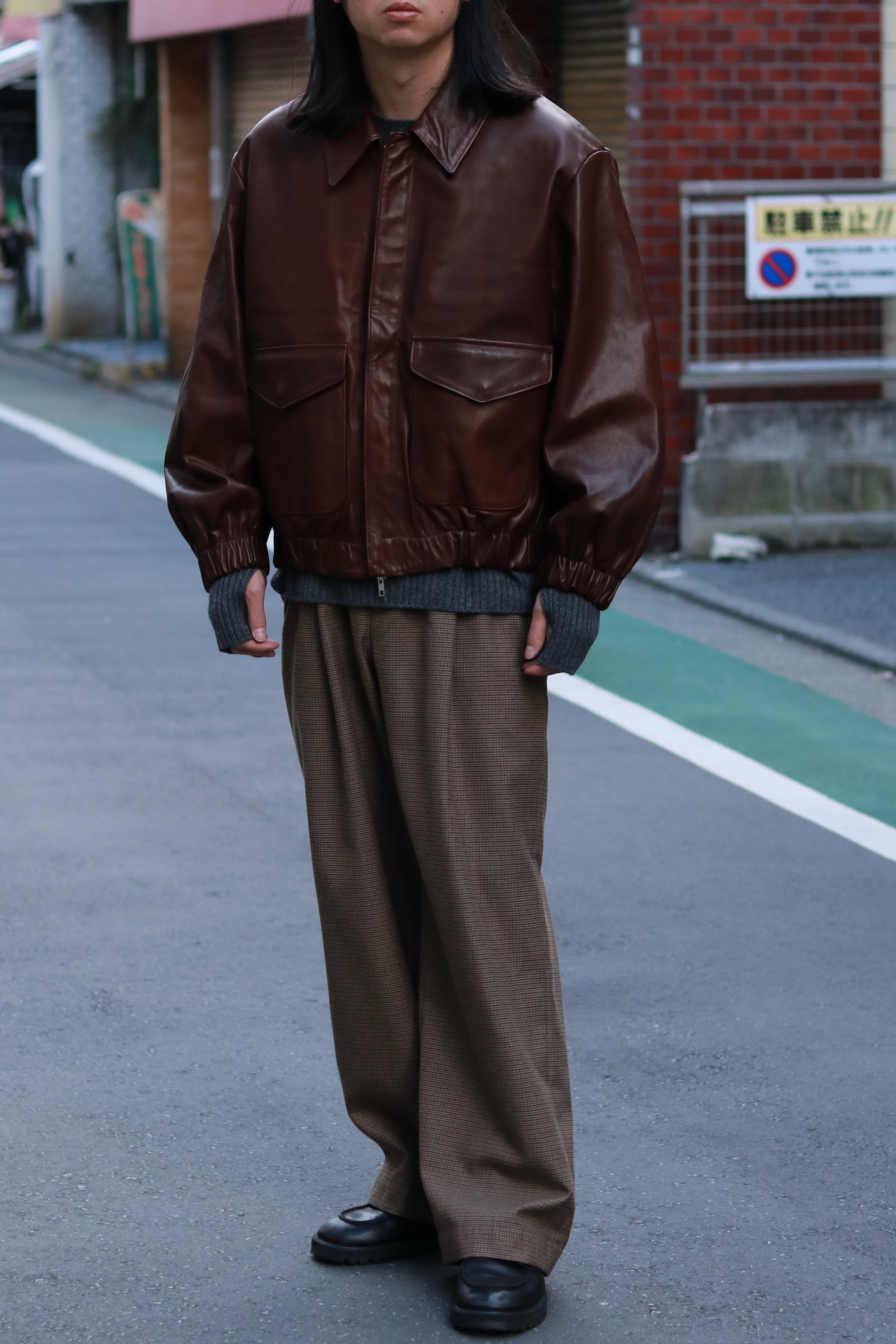 ジャケット・アウター superNova. Leather jacket-Horse hide 2025/01/02発売】superNova.