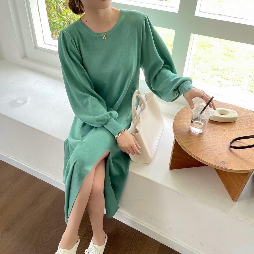 スリットワンピース　AJ1050-2210