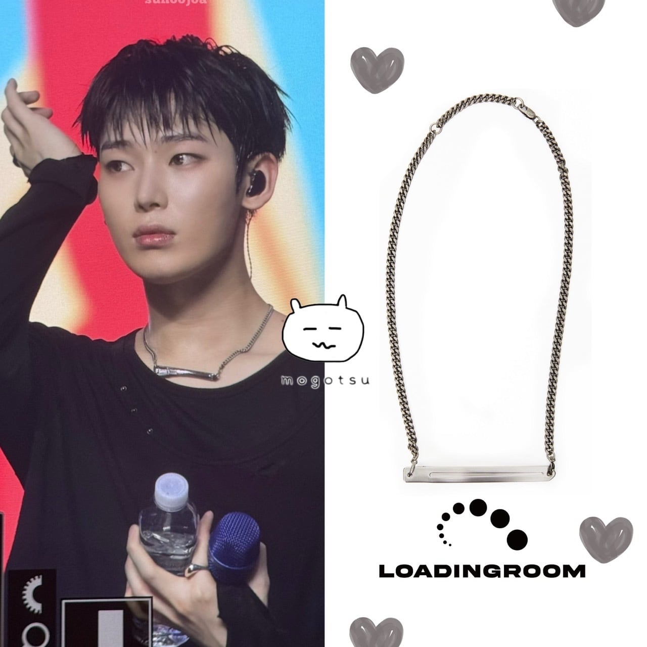 ☆ENHYPEN ソヌ 着用！！【LOADING ROOM】HAIRPIN NECKLACE | もごつ