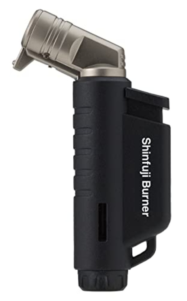 新富士バーナー(Shinfuji Burner) マイクロトーチ アクティブ ブラック RZ-522BK【小型強力耐風バーナー 】【線香/ロープ切断/ハンダ付など】【ガス充てん式】