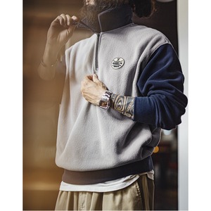 バイカラーポロフリース 260015