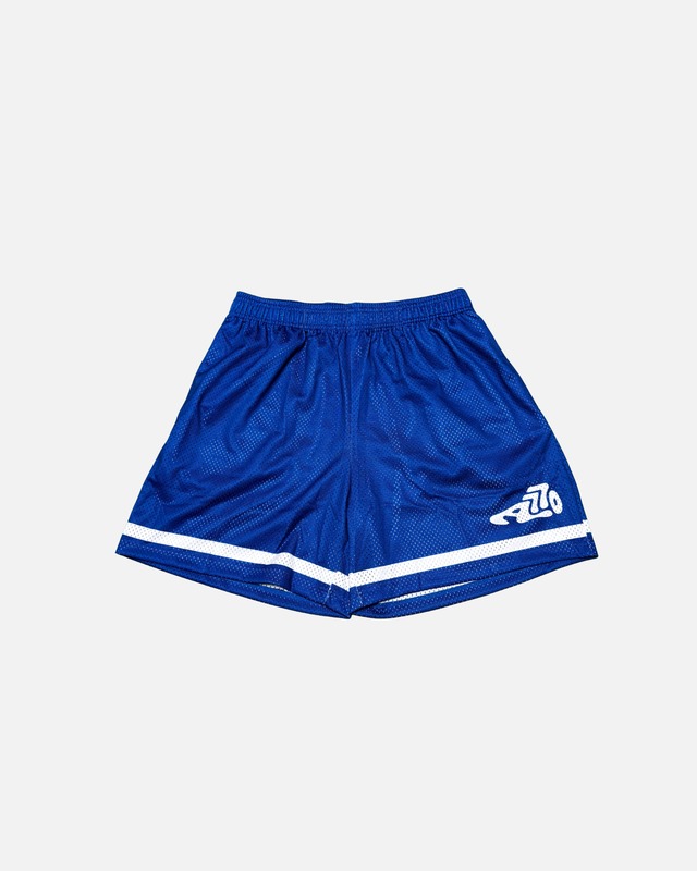 Logo Mesh Shorts - blue