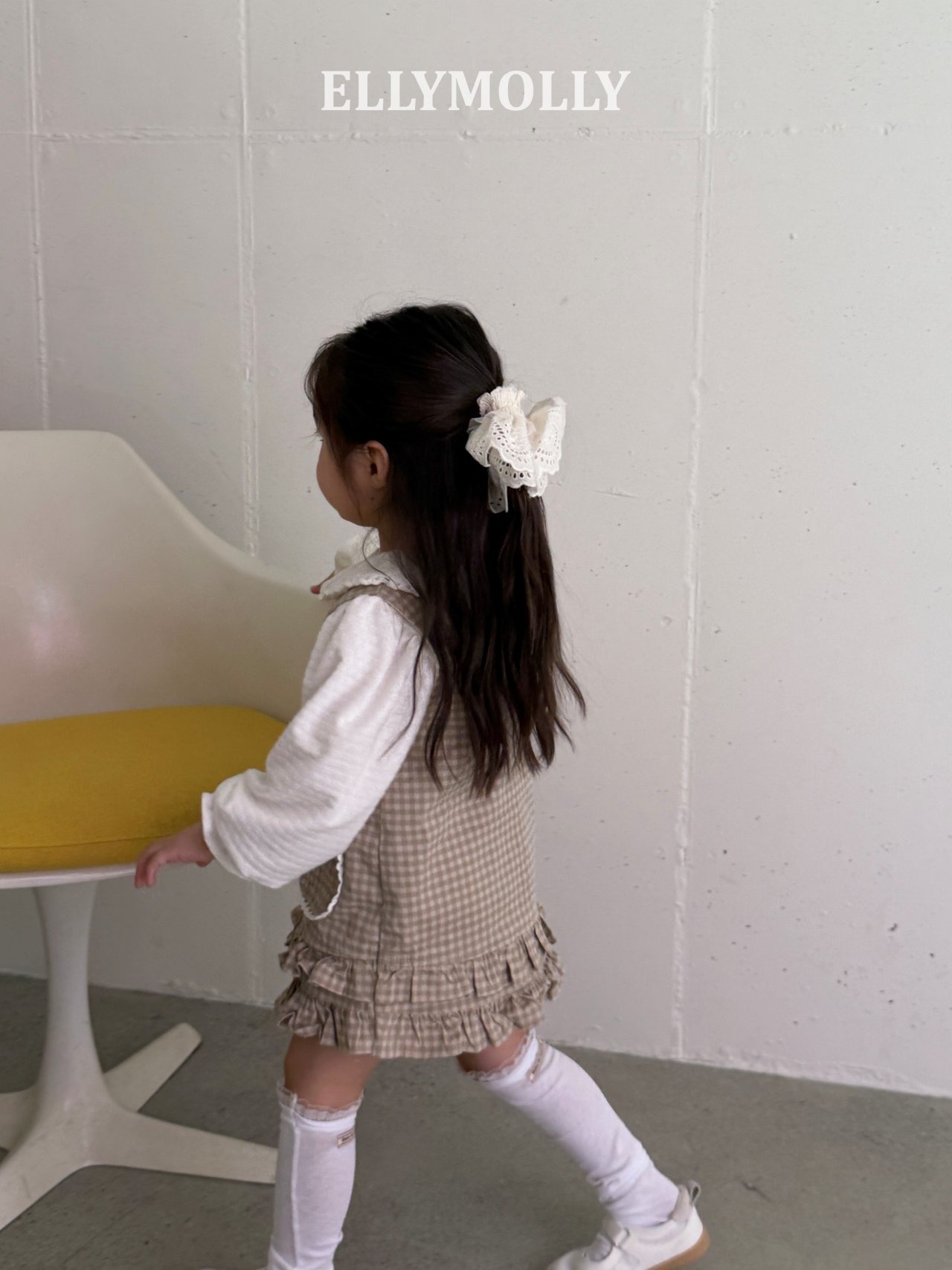 [ELLYMOLLY] Little Pocket Frill Dress +fee2 / [엘리몰리] 리틀포켓프릴원피스