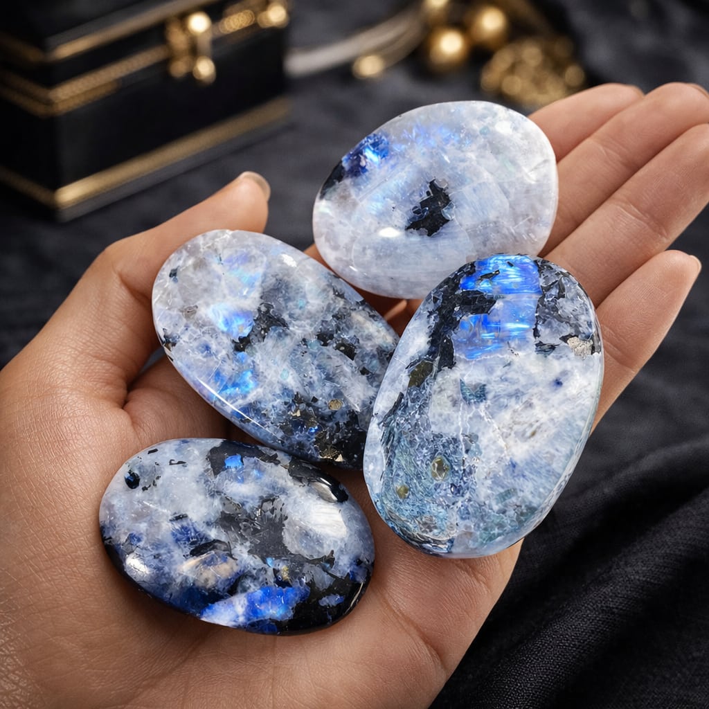 【浄化石】蒼月浄化結晶　ブルームーンストーン