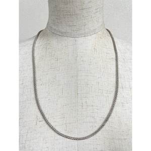 Vintage 925 Silver Popcorn Chain Necklace From LA