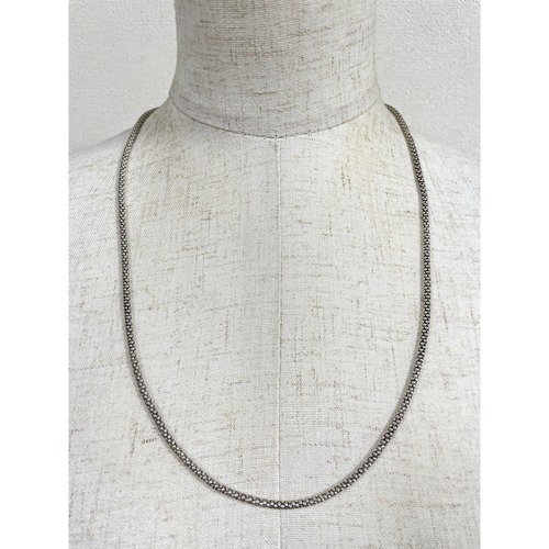 Vintage 925 Silver Popcorn Chain Necklace From LA