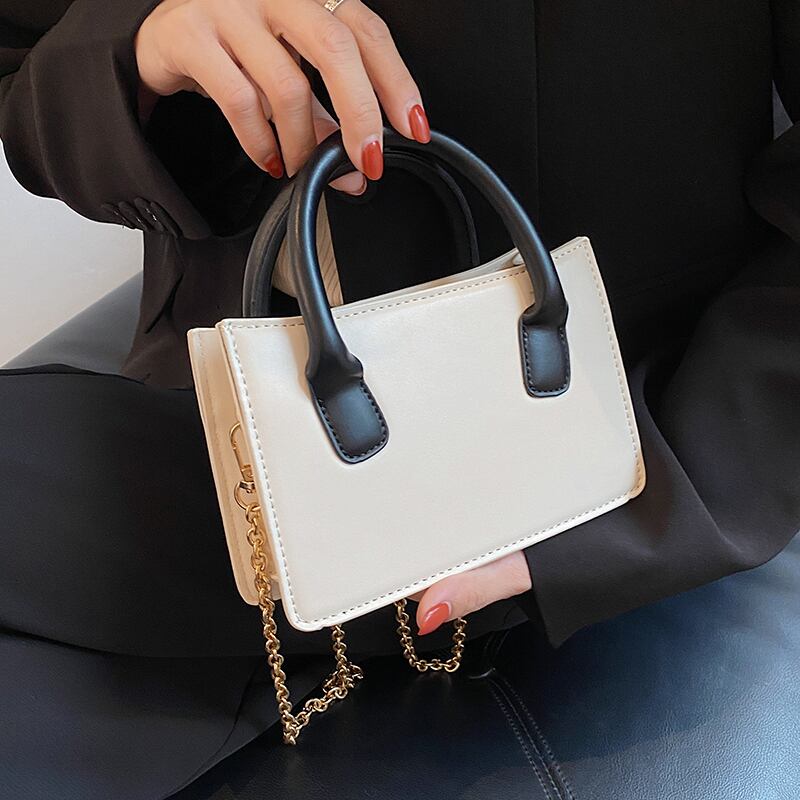 サマーチェーン 夏物 スクウェア メッセンジャーバッグ 手作りハンドバック13319887508